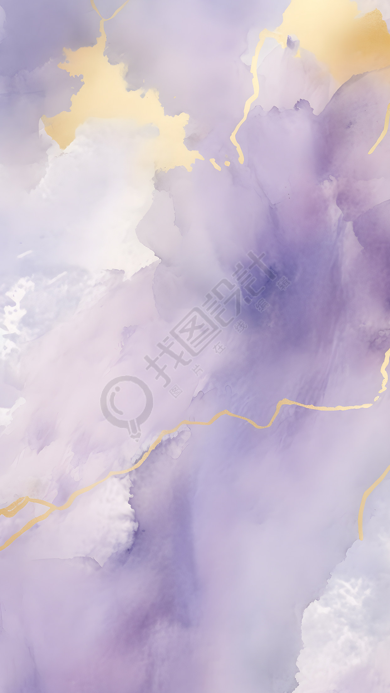 紫色大理石高级感背景图