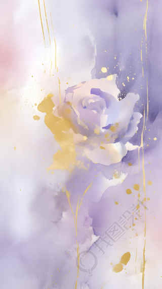 创意抽象玫瑰紫色背景