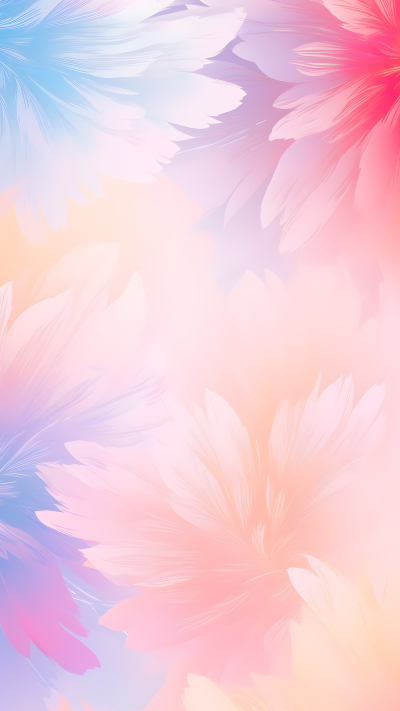 文艺风唯美花朵创意背景