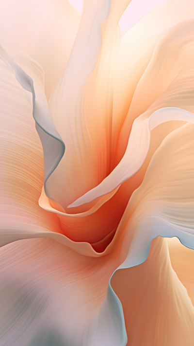 橙色花瓣简约实景背景