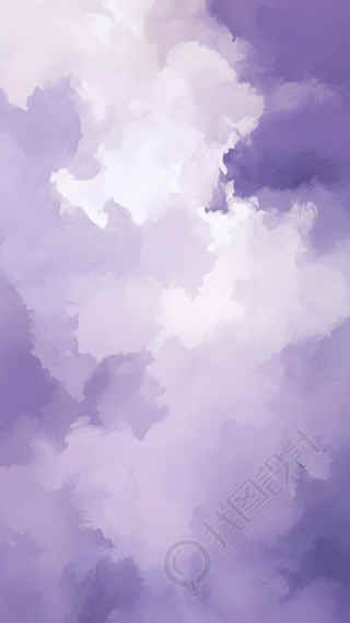 创意紫色水彩渐变背景