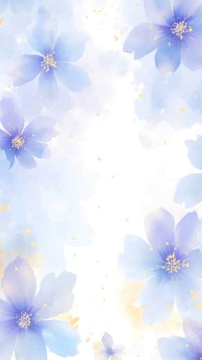 浪漫紫色花朵唯美背景