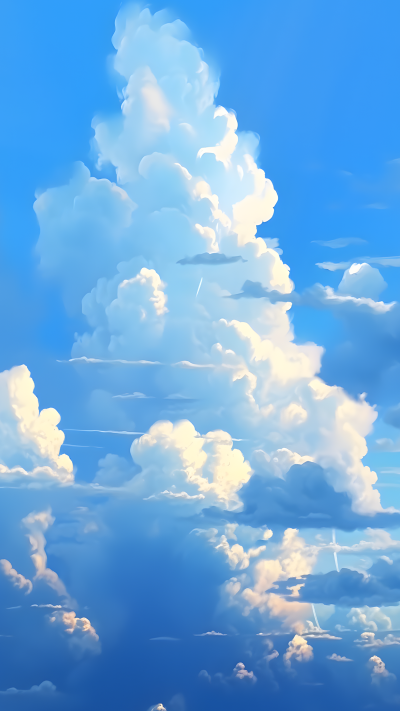 自然风光蓝天白云背景