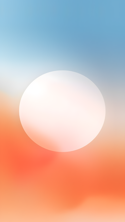 创意白色圆形弥散风背景