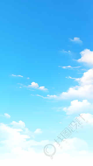 蓝天白云户外风光背景图