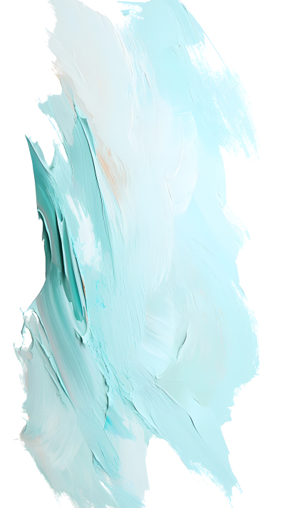 绿色油画颜料简约背景