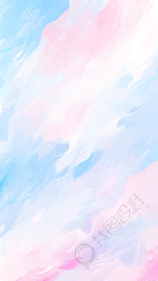 粉蓝色油画颜料创意背景