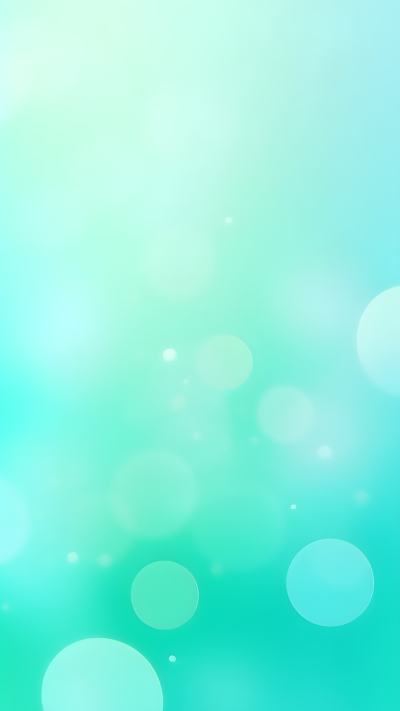 半透明气泡绿色背景