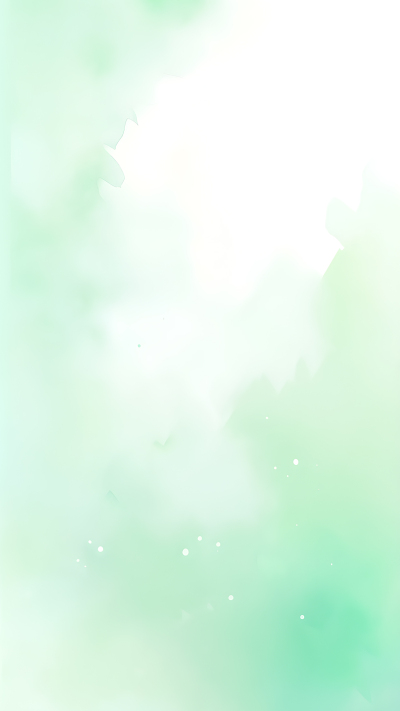 水彩颜料浅绿晕染背景