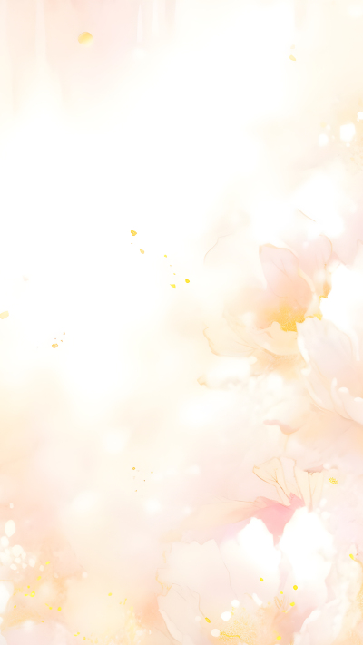 盛开的鲜花水墨背景