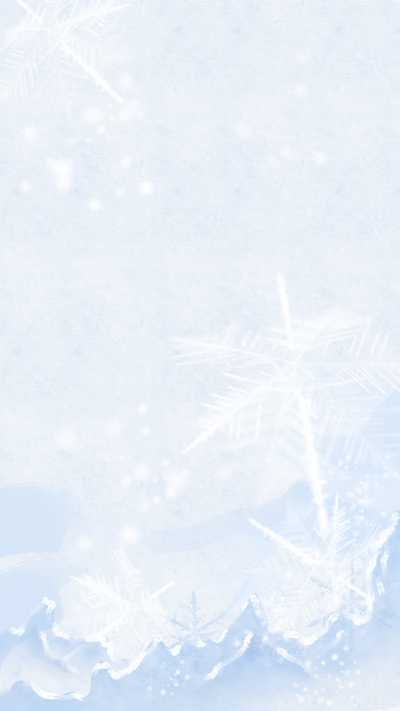 创意白色雪花冬季美景背景