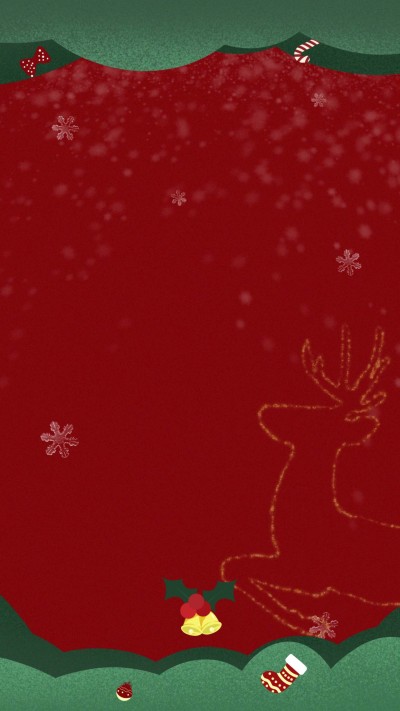 圣诞节金色麋鹿背景