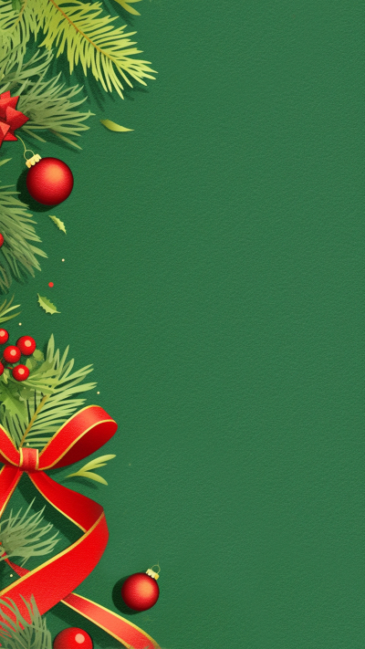 唯美圣诞树圣诞节背景