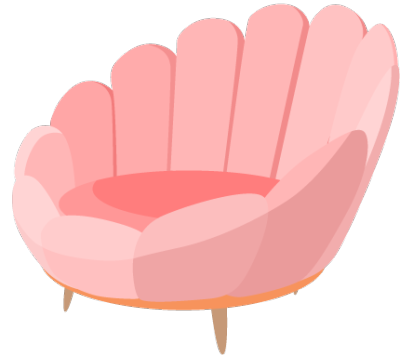 粉色公主沙发