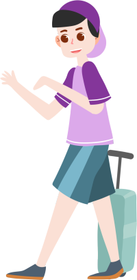 男孩旅游