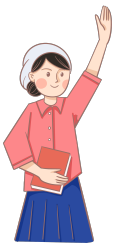 女学生招手/书本