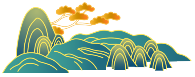 手绘国风山水