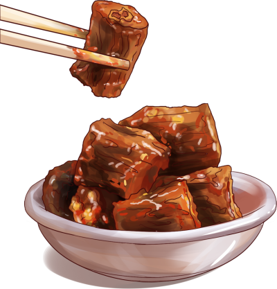 麻辣鸭脖