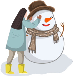 堆雪人