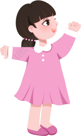 粉裙子女孩子