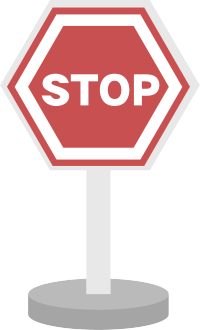 停止路牌