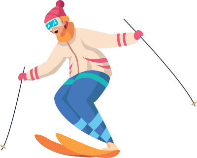 滑雪女生