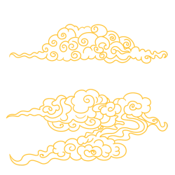 线稿祥云