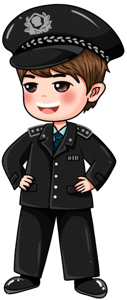 卡通警察