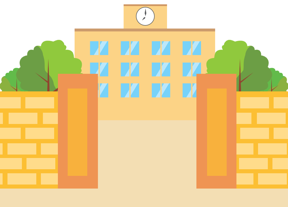 学校门口