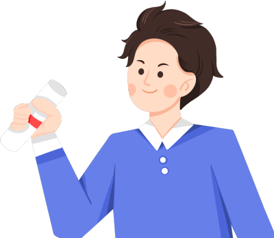 拿通知书的男孩