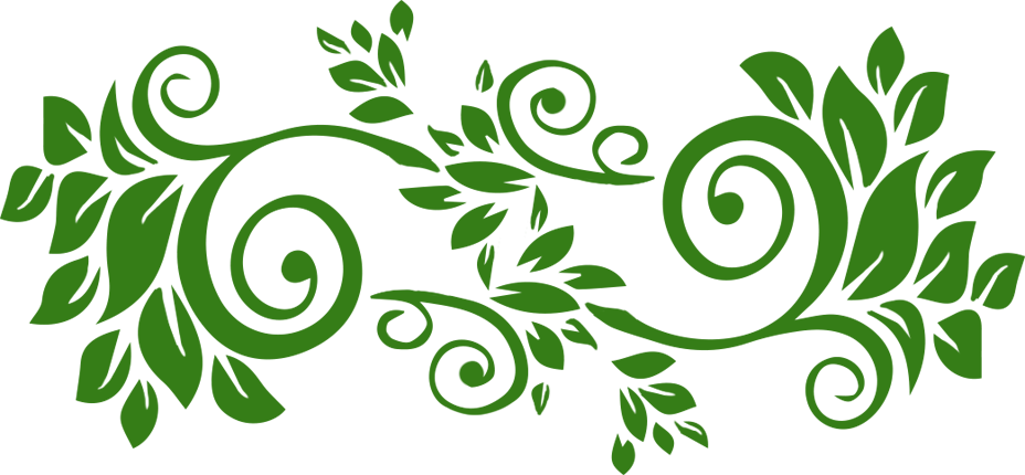 绿色叶子花纹素材