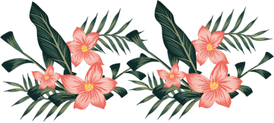 花丛花纹素材