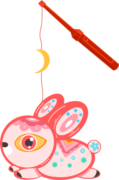 兔子灯笼素材