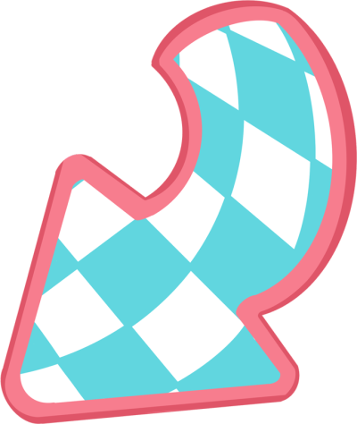 可爱单个棋格箭头