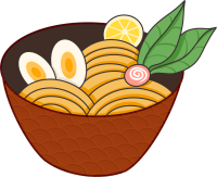 卡通美食面条
