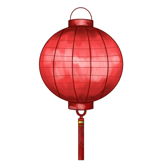 手绘灯笼