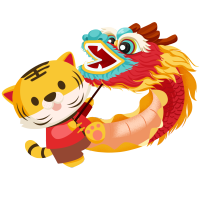 舞龙老虎