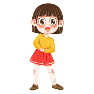 插画人物女孩