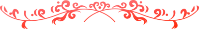 红色花边