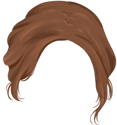 手绘仿真美发头发