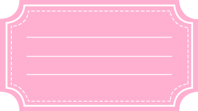 简约粉色文字边框