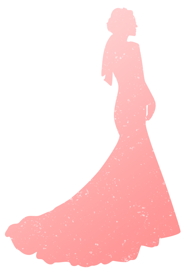 优美女生背景剪影