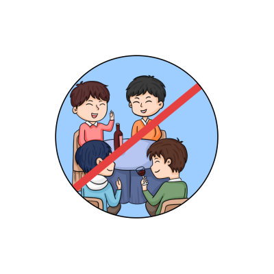 疫情防控杜绝聚会