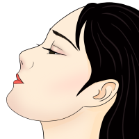 女生侧脸