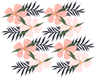 花朵叶子花纹素材