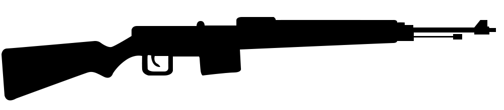 步枪剪影图片