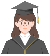 学士服女生图片