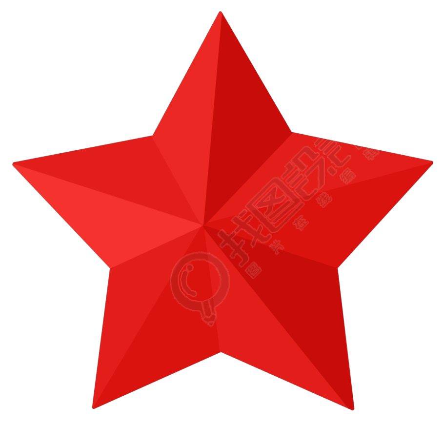 红色五角星图片