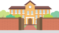 校门口图片