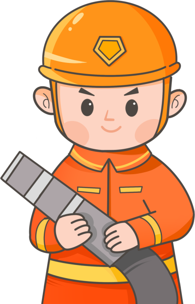 可爱消防员图片